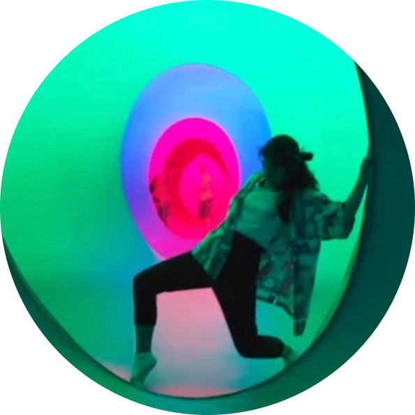 Lesly Avendaño dancing in the Colourscape (2024)